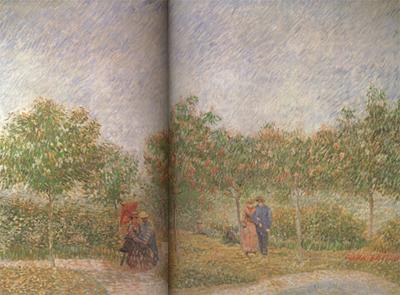 Vincent Van Gogh Couples in the Voyer d'Argenson Park at Asieres (nn04) China oil painting art